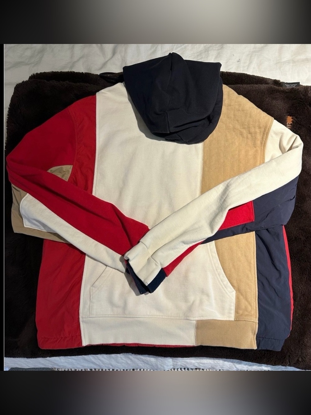 Kith / Columbia collab hoodie - Cream, Tan, Red - Picture 2 of 6